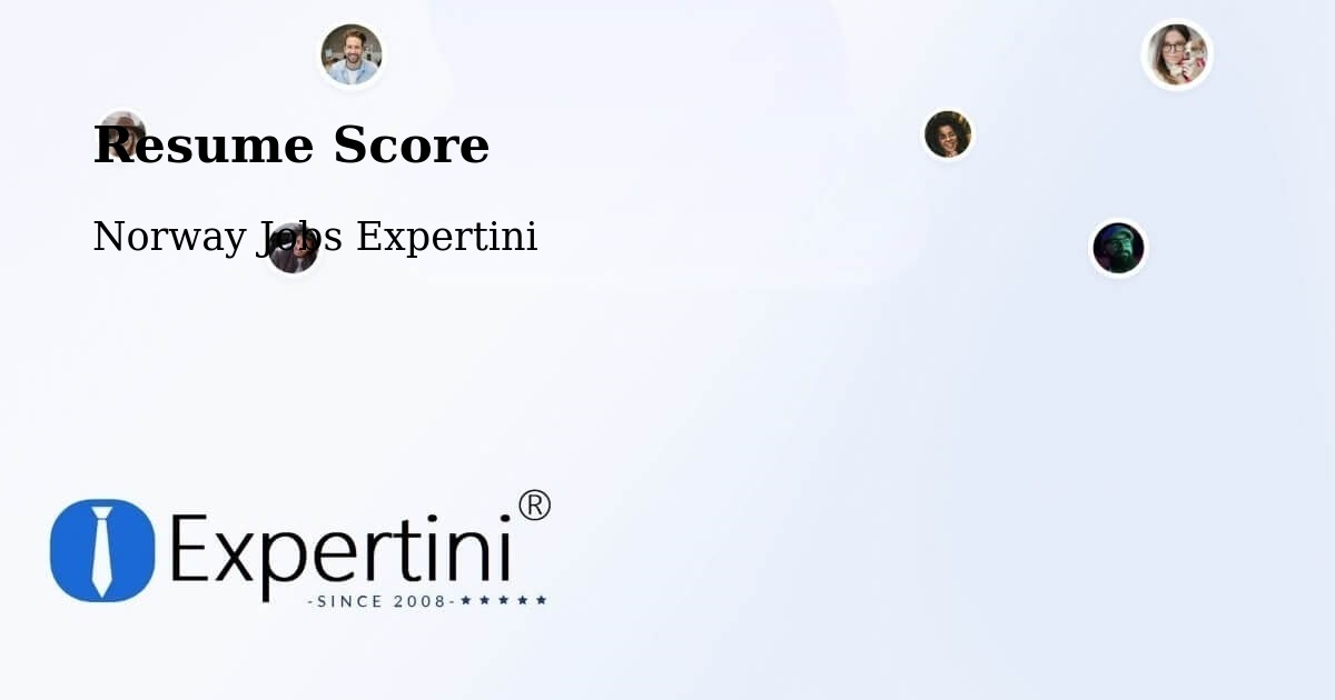 Resume Score & Job Description Match Tool – Sem - Norway Jobs Expertini